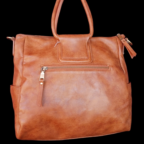 Antik Kraft Handbags - Women BROWN ANTIK KRAFT HANDBAG/CROSSBODY 13"x17" pre-love